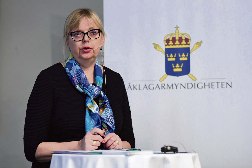 Swedish prosecutor dies. The Director of public prosecutions Ireland.